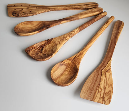 olive wood utensils