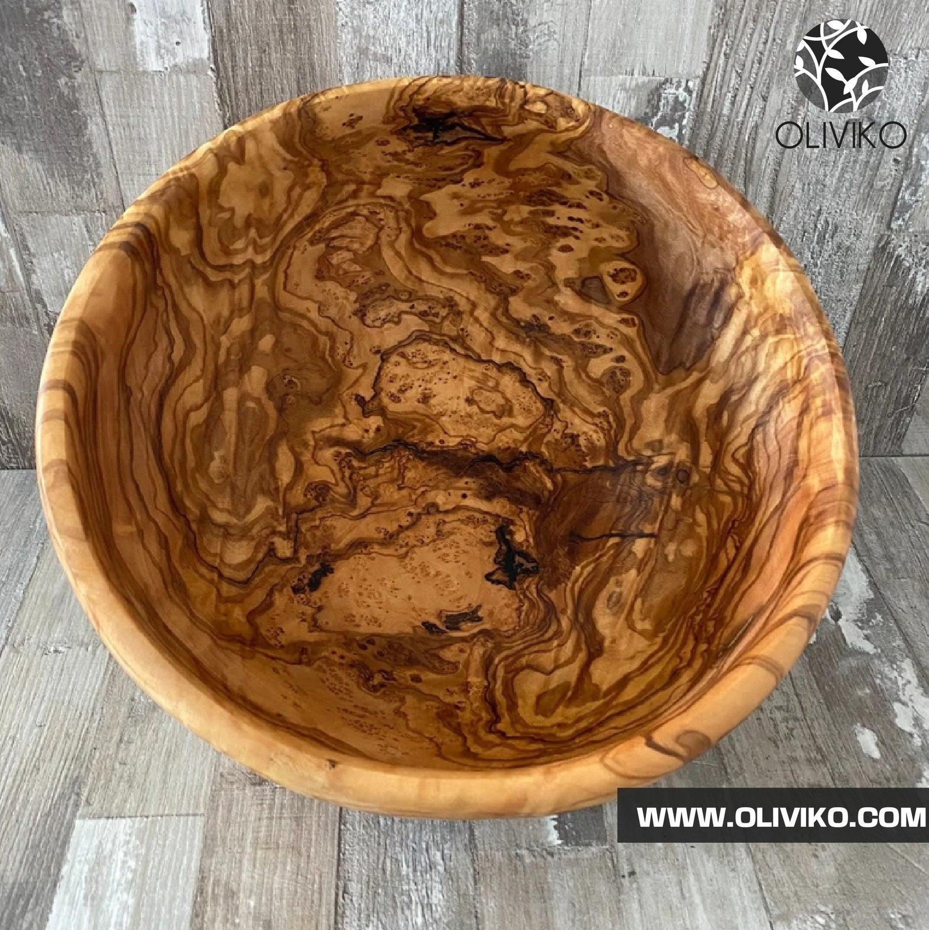 Copy of OLIVIKO 100% Handmade Olive Wood Bowl, salad Bowl, snack Bowl 8 inch Bowl - oliviko