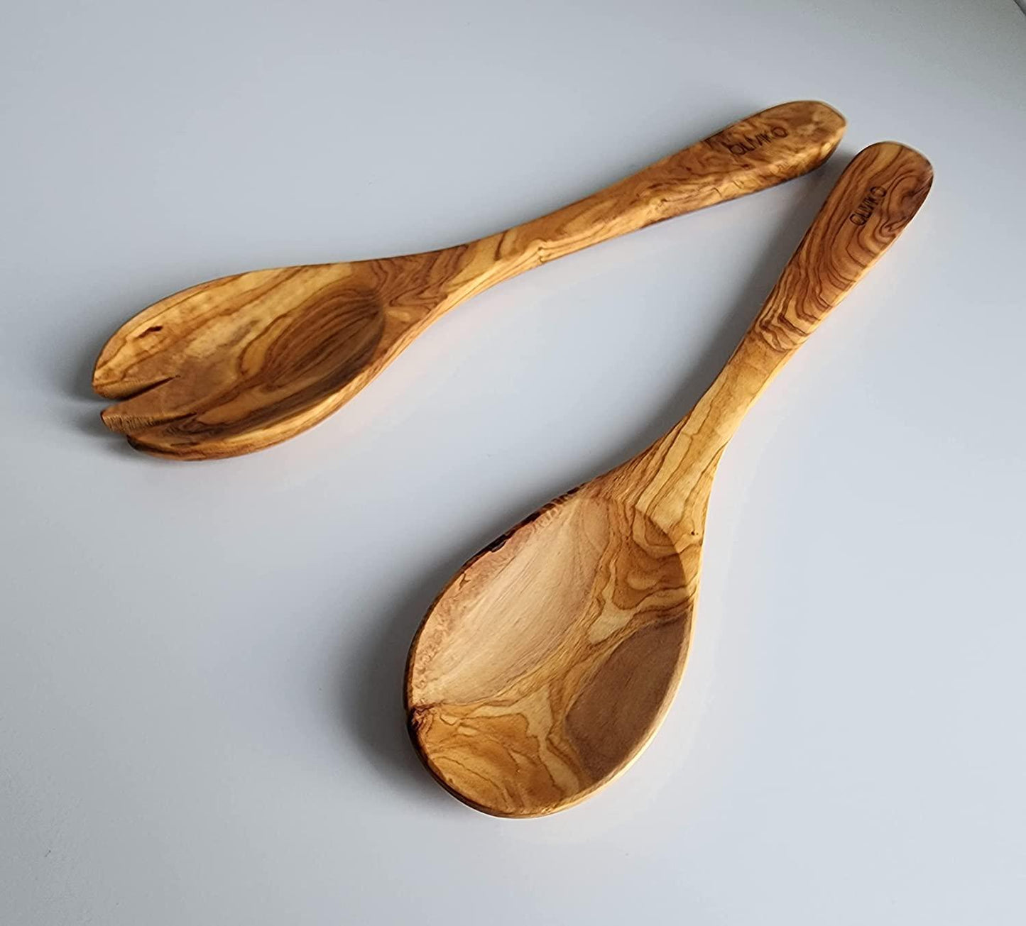 Handmade olive wood utensils Olive wood kitchen utensils set Eco-friendly cooking utensils Premium quality olive wood Handcrafted kitchen tools